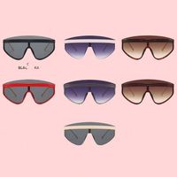 Lunettes de soleil oversize demi-cerclées pour femme, verres PC, monture métallique, protection UV400, style designer pour les voyages en extérieur