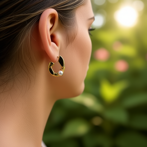 Pendientes de Moda DE PERLAS PE0523 para Mujer, Joyería de Alta Calidad - Product Image 3