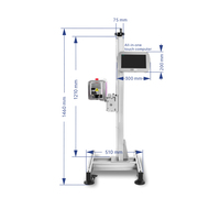 Machine de marquage laser à fibre volante 20W 30W 50W, graveur laser en ligne sur convoyeur pour marquage de métal, plastique, codes QR et logos