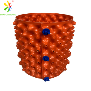 <span class=keywords><strong>Pot</strong></span> de plantation à élagage aérien orange de 2 gallons, épaisseur 1,2 mm, avec bouton rotatif, facile à démonter, pour pépinière - Product Image 2