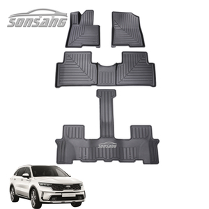 SONSANG Tappetini <span class=keywords><strong>Auto</strong></span> 5D Impermeabili in TPE per <span class=keywords><strong>Kia</strong></span> <span class=keywords><strong>Sorento</strong></span> 2015-2020, Produzione Cinese a Prezzo Conveniente - Product Image 1