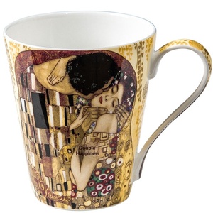Tazza in Porcellana/Ceramica 'Il Bacio <span class=keywords><strong>di</strong></span> <span class=keywords><strong>Klimt</strong></span>', Tazza da Caffè Creativa con Dipinto a Olio, Regalo per Coppie - Product Image 6