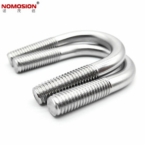 NOMOSION <b>U</b> Bolt M6 Stainless Steel Passivated For Pipe <b>Clamp</b> Fixing - Product Image 2