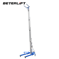 Torre elevadora de aluminio de 7.9m con manivela para elevación de altavoces line array en escenarios, eventos y espectáculos