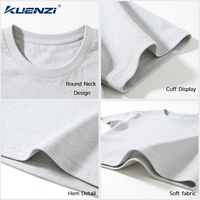 Camiseta para Hombre Kuenzi, Corte Regular, 230 g/m², 100 % Algodón, Duradera y Suave, OEM/ODM, Marca Privada, Pedido al por Mayor