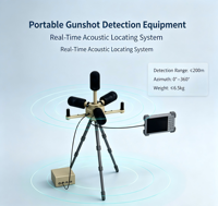Détecteur de localisation de signal acoustique portable Chen Hui pour l'analyse de source sonore extérieure et la détection de direction