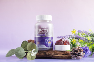 Gummies Inositol Équilibre Hormonal <span class=keywords><strong>Femme</strong></span> avec D3, Berbérine, Palmier Nain pour la Sensibilité à l'Insuline et la Formule de Soutien du Cycle - Product Image 5