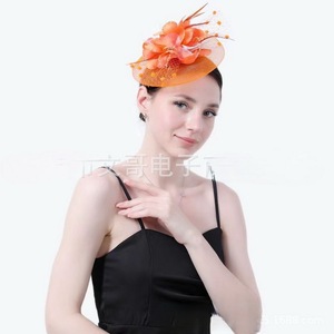 Tea <span class=keywords><strong>Party</strong></span> Hochzeit Cocktail <span class=keywords><strong>Kentucky</strong></span> <span class=keywords><strong>Derby</strong></span> 20s Flapper Kopf bedeckung - Product Image 2