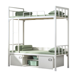 <span class=keywords><strong>Lit</strong></span> superposé triple pour adultes Fournisseurs Prix bon marché à vendre Auberge de jeunesse en fer moderne pleine grandeur avec rangement en métal <span class=keywords><strong>Lit</strong></span> double superposé - Product Image 2