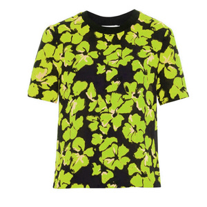 Camisetas Casuales Sublimadas de Lona 100% Poliéster, Última Llegada 2023, Servicio OEM para Mujer, Tallas Grandes, Corte Corto, Logotipo Bordado - Product Image 5