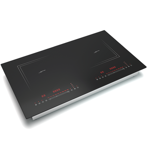 <span class=keywords><strong>Placa</strong></span> de Cocina Eléctrica Multifuncional Integrada de Doble Cabezal con <span class=keywords><strong>Placa</strong></span> de Cristal, Cocina de Inducción de <span class=keywords><strong>2</strong></span> Quemadores - Product Image 3