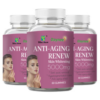Gommes anti-âge de haute qualité Fabricant ongles cheveux lisses marque privée blanchiment de la peau Gummy