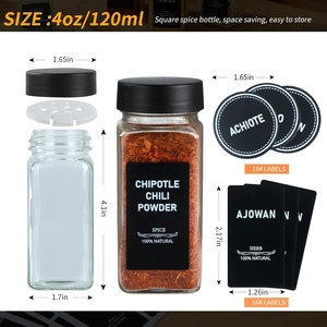Custom Spice <strong>Label</strong> <strong>Pantry</strong> Containers Jar Sticker Herb Seed Vinyl Glossy Sauce Oil Vinegar Sticker Spice Self Adhesive <strong>Label</strong> - Product Image 3