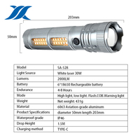 Lampe torche LED tactique d'extérieur ultra-lumineuse, lampes de secours et d'exploration, lampes de camping portables