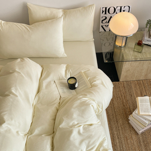 Nouvelle Arrivée 2026 – Housse <span class=keywords><strong>de</strong></span> <span class=keywords><strong>Couette</strong></span> Personnalisable en <span class=keywords><strong>Coton</strong></span> <span class=keywords><strong>Gaze</strong></span> Double Couche Ivoire - Product Image 6