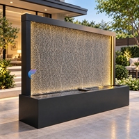 Fontaine murale en pierre d'ardoise naturelle personnalisée, cascade, décoration de paysage pour hôtel, villa, jardin, intérieur et extérieur