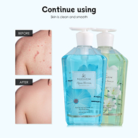 Private Label Hot Selling Beste Natuurlijke Biologische Douchegel Scrub met Citroen Fruitgeur Lichtmakende Douchegel