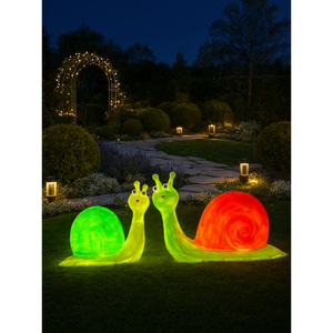 Esculturas de Caracoles Luminosas Personalizadas para Parques Temáticos y Decoración de Jardines - Product Image 2