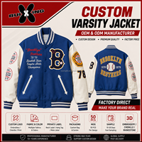 Chaqueta Varsity de Béisbol Impermeable Personalizada para Hombre, con Bordado y Detalles de Botones, Tejido de Lana, para Invierno, Venta al Por Mayor