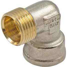 Conector curvo hembra Accesorios de mirilla de polipropileno 3/4X3/4-18 PN16 NPT y BSP Rosca macho para tamaños de tubería 12mm y 50mm - Product Image 2