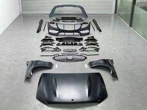Kit de Carrocería Estilo C63 AMG para <span class=keywords><strong>Mercedes</strong></span>-<span class=keywords><strong>Benz</strong></span> <span class=keywords><strong>Clase</strong></span> <span class=keywords><strong>C</strong></span> <span class=keywords><strong>Coupé</strong></span> W205 2015-2021, Parachoques Delanteros, Parachoques Traseros, Guardabarros y Cubiertas de Motor - Product Image 3
