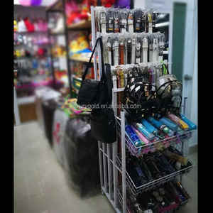 Einzelhandel geschäft Multifunktions-Convenient Store Metalldraht korbst änder Toy <span class=keywords><strong>Promotion</strong></span> Rack Umbrella Display Stand mit Haken - Product Image 2