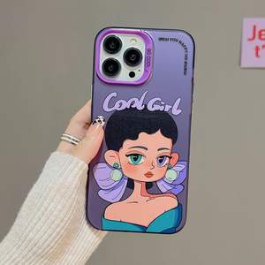 เคสโทรศัพท์ลายการ์ตูนเด็กผู้หญิงน่ารัก IMD ชุบเงินเคสโทรศัพท์มือถือสุดหรูสำหรับผู้หญิง - Product Image 3