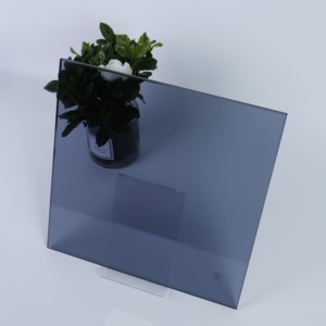 Verre réfléchissant teinté à revêtement solaire gris bleu étoilé de 8 mm pour murs-rideaux et fenêtres à économie d'énergie - Product Image 6