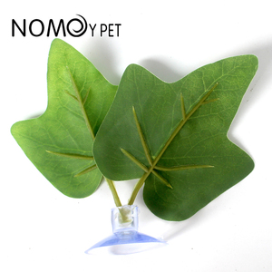 Nuevas hojas falsas <span class=keywords><strong>de</strong></span> patata <span class=keywords><strong>dulce</strong></span> verde, hoja <span class=keywords><strong>de</strong></span> hamaca <span class=keywords><strong>de</strong></span> pez <span class=keywords><strong>de</strong></span> acuario con ventosa para Decoración - Product Image 3