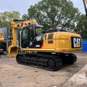 Excavadora de orugas Caterpillar 320D2 usada, motor C7.1 Original, modelo 2017, garantía de 6 meses, peso operativo de 20000kg, Cubo de 1,2 m - Product Image 1