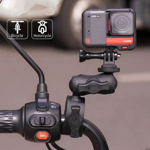 Adaptateur <span class=keywords><strong>action</strong></span> caméra téléphone rotule clip <span class=keywords><strong>pince</strong></span> support 1 pouce collier de serrage fixation rapide support de caméra pour gopro pour ram - Product Image 5