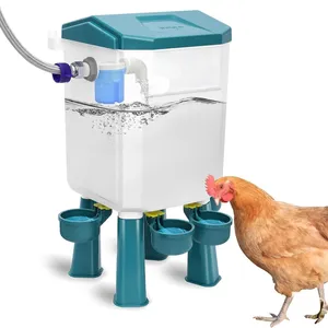 Bebedero Automático para Aves de Corral con Válvula de Flotador de 7L y 11L con Tubo de Recarga Automática para Pollos - Product Image 4