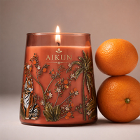 AIKUN Bougie parfumée moderne au design unique, expédition directe, inspection stricte du fournisseur, pour boutique