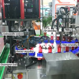 Crema/loción cosmética automática, suero de tóner líquido, máquina de llenado y tapado de emulsión, línea de producción de embalaje - Product Image 2