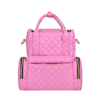 Sac de luxe pour vernis à ongles grande capacité, trousse de transport cosmétique, organiseur pour 48 flacons de vernis à ongles, sacs essentiels pour vernis à ongles