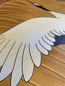 Papier peint texturé luxueux en 3D de style européen, grandes grues dorées, imperméable, murale pour salon, hôtel, design d'intérieur - Product Image 2