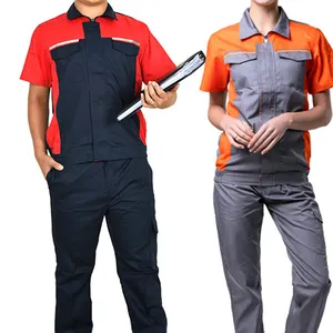 Professional Stylish Mechanic เครื่องแบบช่างเทคนิคช่างไฟฟ้า Workwear เสื้อและกางเกง