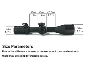 กล้องเล็ง BANGBANG 5-25x50SFIR SFP, ขนาดหลอด 30 มม. สำหรับล่าสัตว์ ระยะไกล กันน้ำ กันฝ้า กันกระแทก เหมาะสำหรับกีฬากลางแจ้ง - Product Image 3