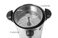 Urne à eau chaude commerciale Urne à eau chaude Percolateur à café en acier inoxydable Urnes à café et à thé Bouilloire électrique