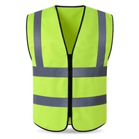 Gilet de sécurité réfléchissant haute visibilité OEM pour la construction, la conduite routière, le travail et la sécurité, veste de sécurité