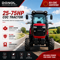 Tracteur agricole compact 4x4 de 70 CV à transmission par engrenages, multifonctionnel, avec moteur Euro 5 et homologation CE pour les opérations agricoles