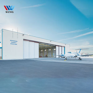 Faible coût Polynésie Française en acier vêtements industriels hangar d'hélicoptère de dépôt en acier structure hangar agricole - Product Image 2