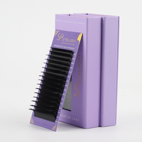 SP EYELASH Marque Privée 0.07mm C D M L Curl Plateaux de Cils Classiques Noir Mat Velours Faux Vison Extensions de Cils Individuelles