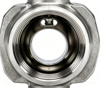 Vanne à boisseau sphérique en acier inoxydable 1000WOG à passage plein forgée, filetage BSPP/G NPT 1/4"-4" DN15-DN100, pour le contrôle de l'eau, du pétrole et du gaz, en deux parties