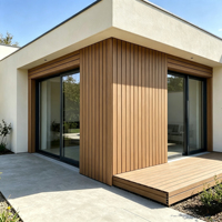 Panneau mural extérieur en WPC de haute qualité, résistant aux chocs à basse température, imperméable, pour la rénovation de façades de bâtiments en régions froides