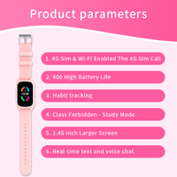 Recién llegado, reloj inteligente para niños, llamada 4G, resistente al agua, WiFi, ubicación, rastreador GPS para niños, reloj inteligente para niños, reloj inteligente para teléfono inteligente