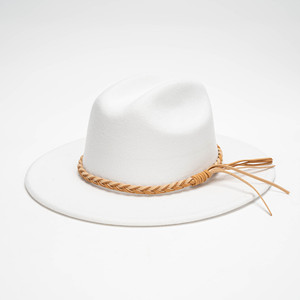 Sombrero <span class=keywords><strong>de</strong></span> Vaquero <span class=keywords><strong>de</strong></span> Fieltro <span class=keywords><strong>de</strong></span> <span class=keywords><strong>Lana</strong></span> 100% Personalizado con Accesorio <span class=keywords><strong>de</strong></span> Cuerda Trenzada <span class=keywords><strong>de</strong></span> Invierno Estilo Europeo Americano Unisex para Hombres y Mujeres para Fiestas al Aire Libre - Product Image 6