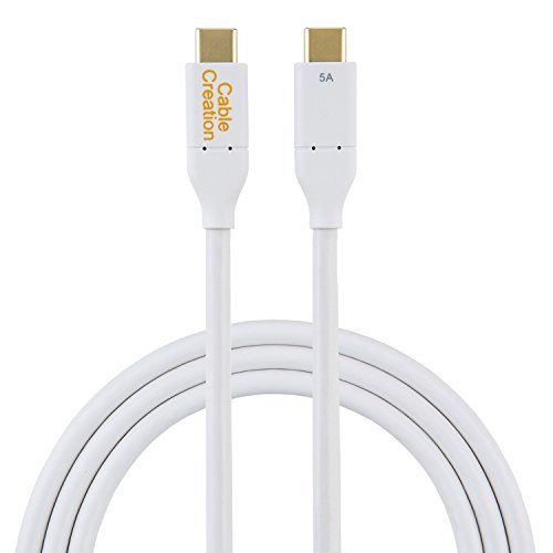 CableCreation 5A Fast Charging USB-C to USB-C PD 100W Data Cable with E-Marker Chip Braid Shielding PVC Material in Stock