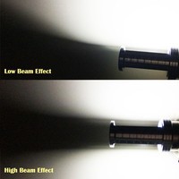 Feux LED de moto TCYATO à double face lumineux 6500K, ampoule de phare puissant pour scooter et tricycle 12V-85V, feux LED pour moto