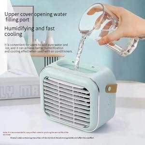 New USB Rechargeable Household Desktop Cold <b>air</b> Blower Energy Saving Cooling <b>Small</b> <b>air</b> <b>Conditioner</b> Fan with Handle for Office - Product Image 3